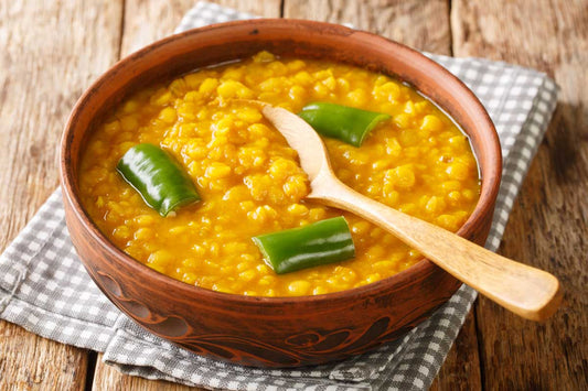 Kik Wot recepie (Cooked Split Chickpeas)