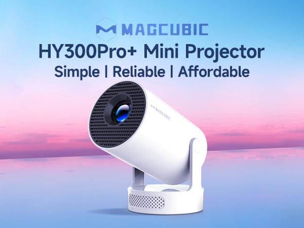 Magcubic HY300Pro+ mini projector official product banner