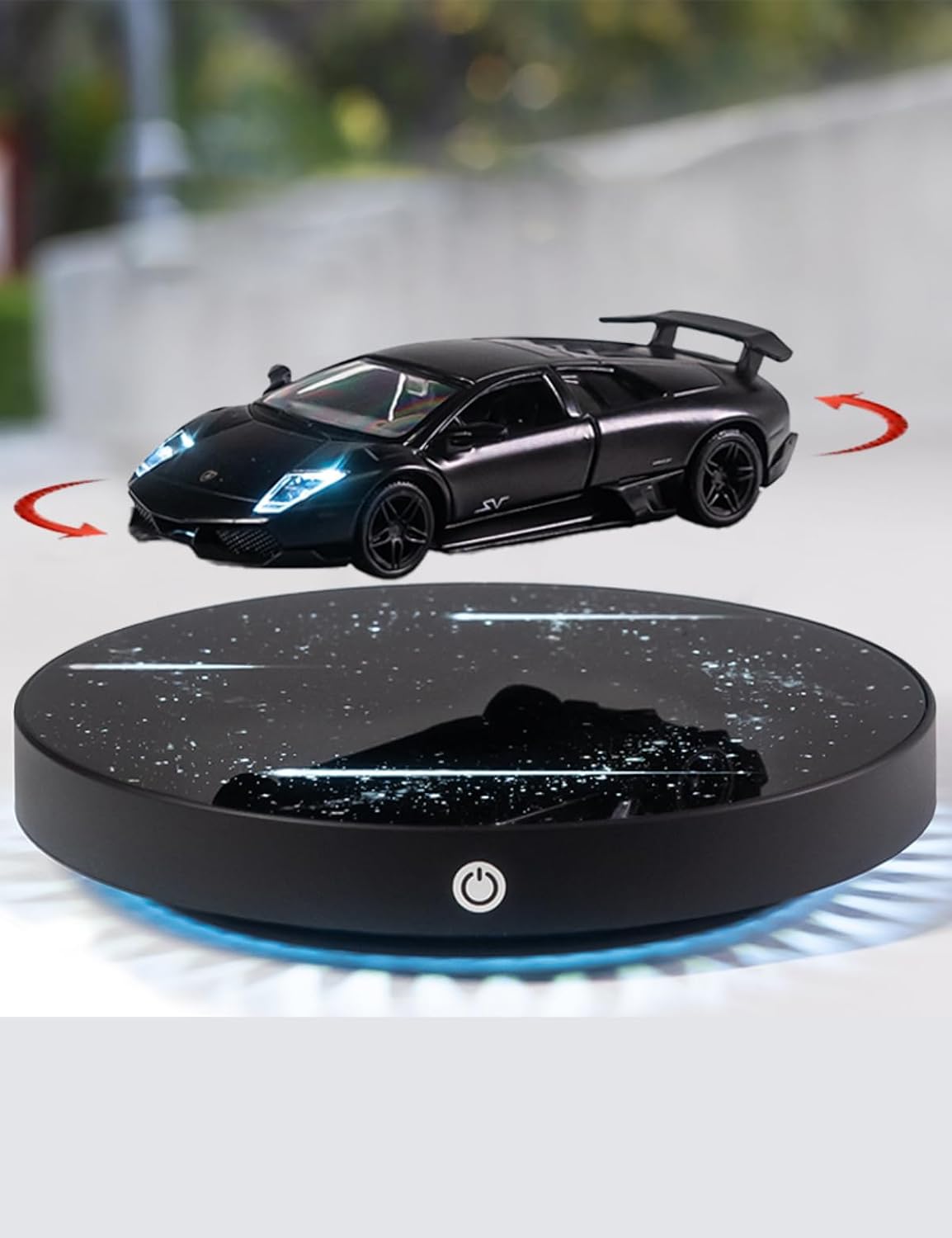 Levitating supercar display