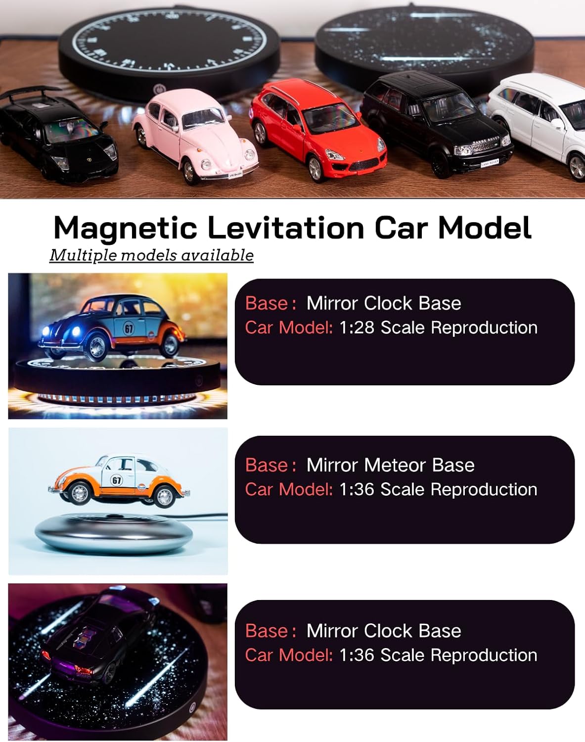 Levitating supercar display