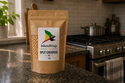 JebenaWings Split Chickpeas in a real kitchen