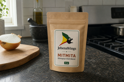 JebenaWings Mitmita in a real kitchen