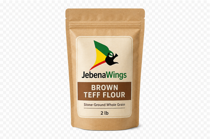 Jebena Wings Brown Teff Flour Stone-Ground