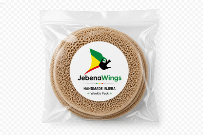 Jebena Wings Handmade Injera Weekly Pack